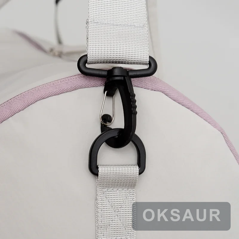 Shoulder strap clip detail on model 2610 training duffel